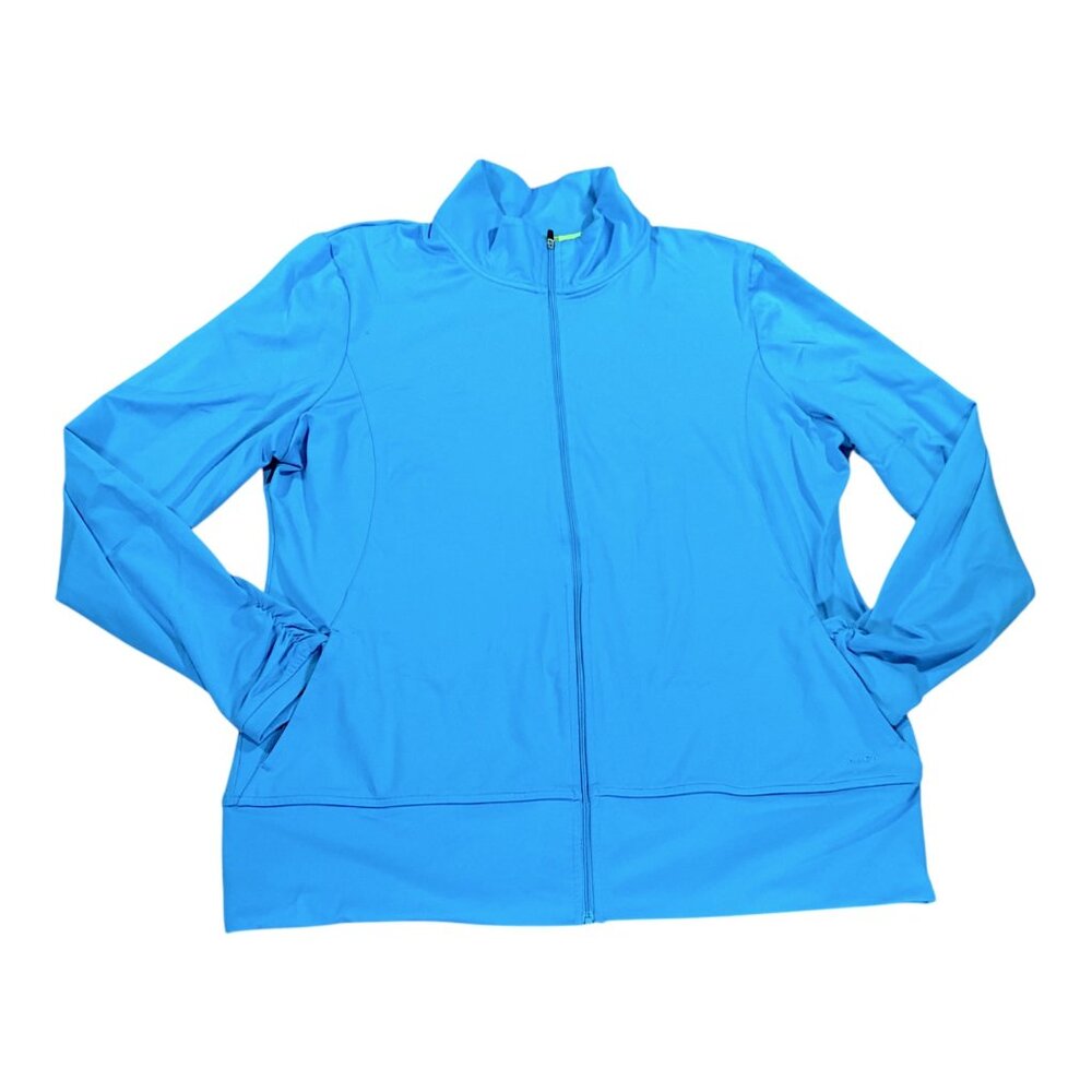 Champion Jacket Womens XXL 2XL Blue Performance Cardio Athleisure Gorpcore